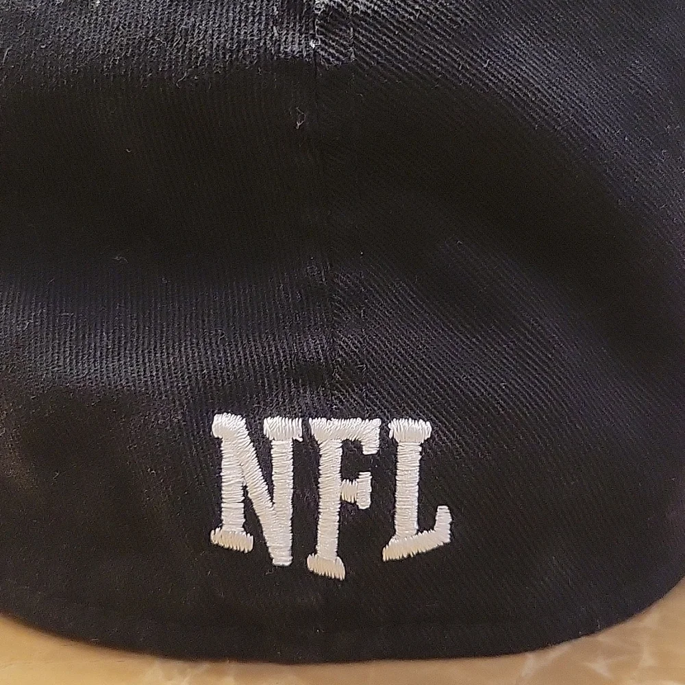 Team Apparel Pittsburgh Steelers NFL Black Baseball Cap, S/M or 7-1/4" - Picture 8 of 13